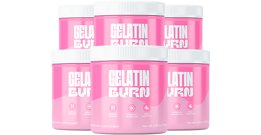 Gelatin Burn 6 Bottles